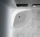 1000x1000x635mm Lukka Bingie Diamond Gloss White Acrylic None Overflow Corner Bathtub