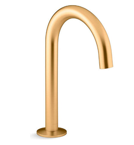 Kohler Components Hob Mount Tube Bath Spout Chrome/Matte
Black/Brushed
Nickel/Moderne Brushed Brass Gooseneck Solid Brass Tapware
