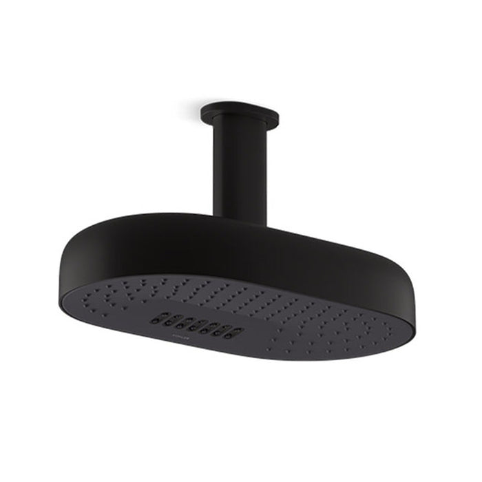 354mm Kohler Statement 2 Function 12 Deep Massage Rainhead Chrome/Brushed Nickel/Brushed Brass/Matt Black Oval Shower Heads