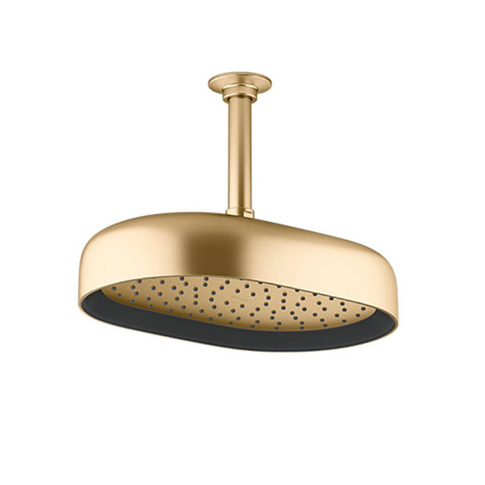 303mm Kohler Statement 1F 12 OBLONG Rainhead Chrome/Brushed Nickel/Brushed Brass/Matt Black Oval Shower Heads
