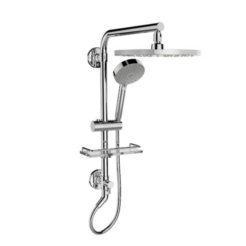 540mm Kohler HydroRail Rain Standard Chrome Square Column Shower
