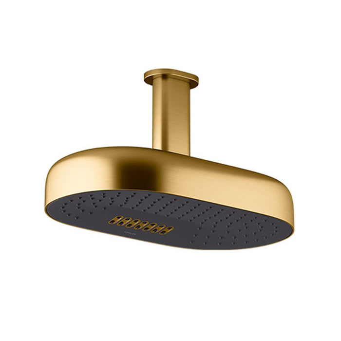 354mm Kohler Statement 2 Function 12 Deep Massage Rainhead Chrome/Brushed Nickel/Brushed Brass/Matt Black Oval Shower Heads