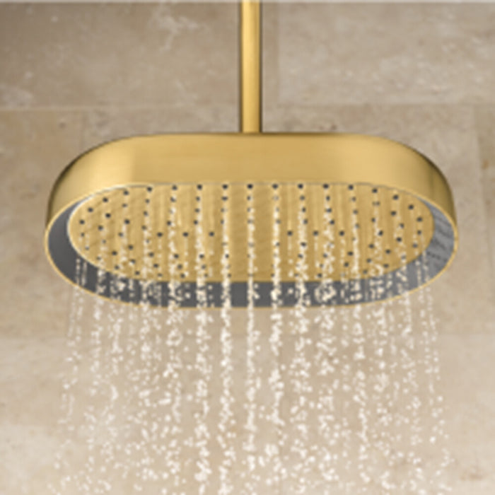 303mm Kohler Statement 1F 12 OBLONG Rainhead Chrome/Brushed Nickel/Brushed Brass/Matt Black Oval Shower Heads