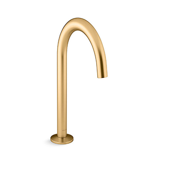 Kohler Components Hob Mount Tube Basin Spout Chrome/Matte
Black/Brushed
Nickel/Moderne Brushed Brass Gooseneck Solid Brass Tapware