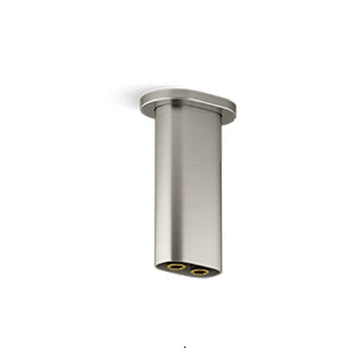 127-254mm Kohler Statement Dual Function Chrome/Brushed Nickel/Brushed Brass/Matt Black Oval Ceiling Mount Rainhead Arm