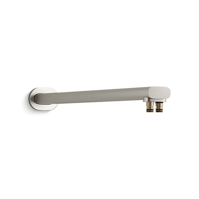 355-482mm Kohler Statement Dual Function Chrome/Brushed Nickel/Brushed Brass/Matt Black Oval Wall Mount Rainhead Arm