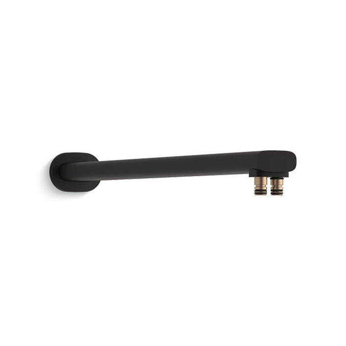 355-482mm Kohler Statement Dual Function Chrome/Brushed Nickel/Brushed Brass/Matt Black Oval Wall Mount Rainhead Arm