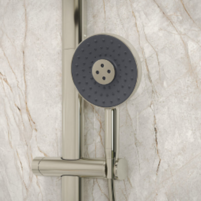 232mm Kohler Statement 3 Function Chrome/Brushed Nickel/Brushed Brass/Matt Black Round Handheld Shower Heads