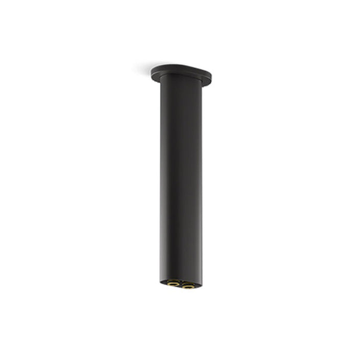 127-254mm Kohler Statement Dual Function Chrome/Brushed Nickel/Brushed Brass/Matt Black Oval Ceiling Mount Rainhead Arm