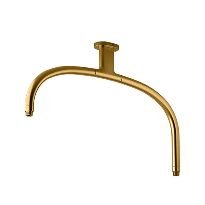 564mm Kohler Statement Iconic Dual Chrome/Brushed Nickel/Brushed Brass/Matt Black Oval Shower Arm