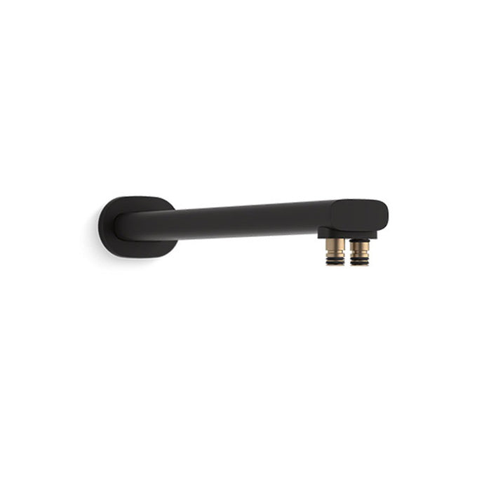 355-482mm Kohler Statement Dual Function Chrome/Brushed Nickel/Brushed Brass/Matt Black Oval Wall Mount Rainhead Arm