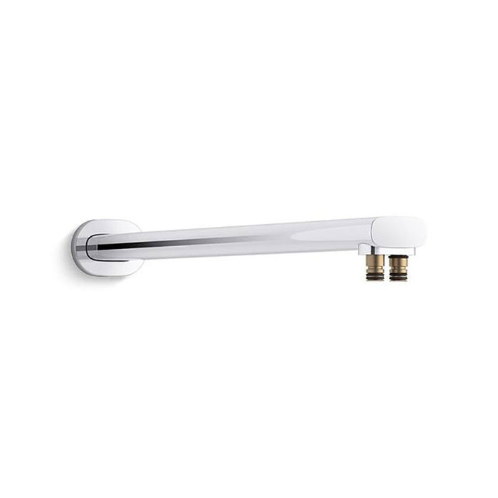 355-482mm Kohler Statement Dual Function Chrome/Brushed Nickel/Brushed Brass/Matt Black Oval Wall Mount Rainhead Arm