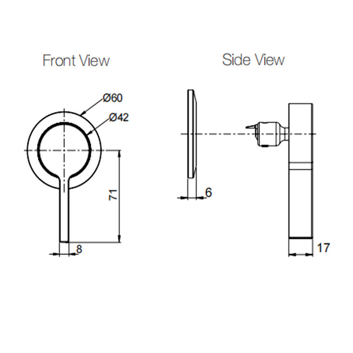 Kohler Components Wall Mount Lever Mixer Chrome/Matte Black/Brushed Nickel/Brushed Brass Tapware