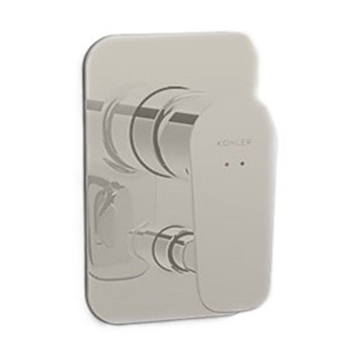 Kohler Aleo S S/B Mixer With Diverter Chrome/Matte Black/Brushed Nickel Tapware