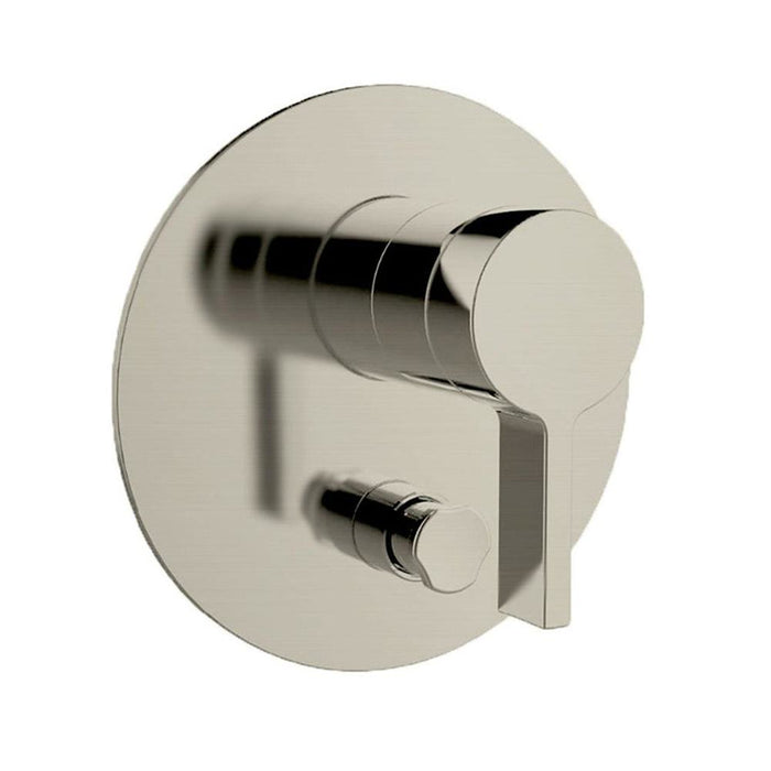 160mm Kohler Components Chrome/Brushed Nickel/Matt Black Round Plate Lever Handle Shower/Bath Mixer With Diverter Thin Trim Kit