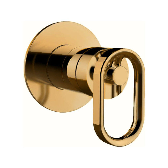 100mm Kohler Components Chrome/Brushed Nickel/Matt Black/Brushed Brass Round Plate Industrial Handle Shower/Bath Mixer Thin Trim Kit