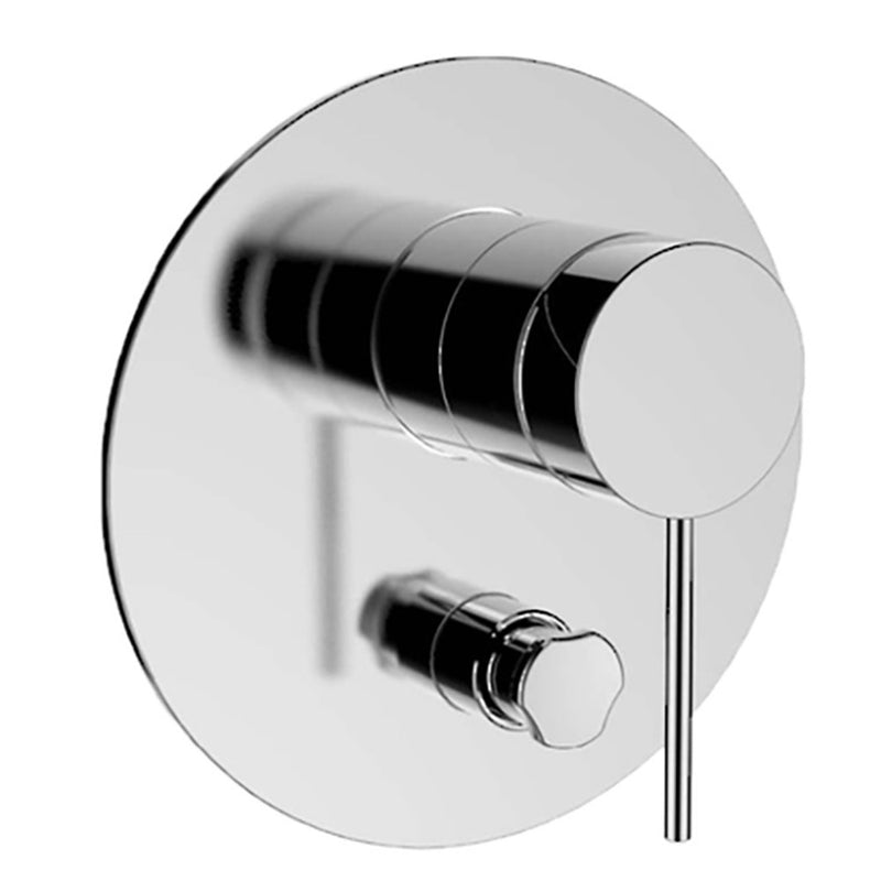Kohler Components Round Plate Pin Lever Handle Wall Shower / Bath Mixer With Diverter