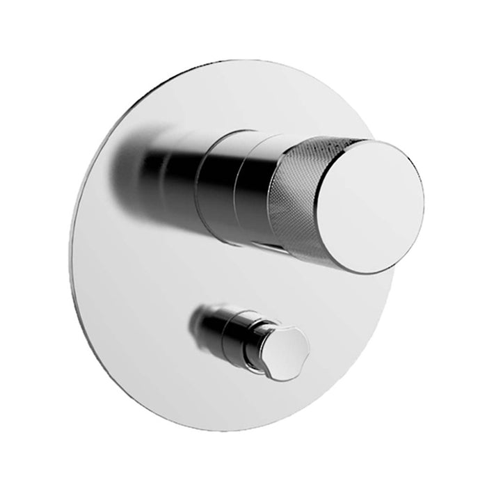 160mm Kohler Components Chrome/Brushed Nickel/Matt Black Round Plate Oyl Handle Shower/Bath Mixer With Diverter Thin Trim Kit