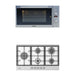 900mm Dilusso Stainless Steel Oven + Gas Cooktop + Rangehood Kitchen Appliance Package