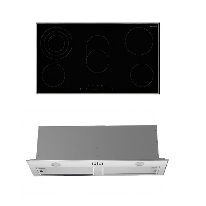 900mm Dilusso Oven Ceramic Cooktop Rangehood Kitchen Package