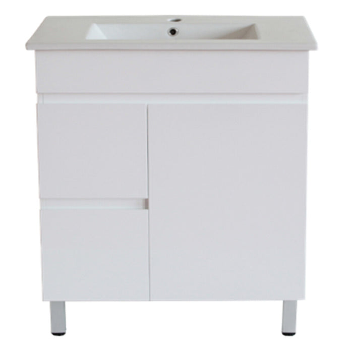 600-750*355*710mm Pos White MDF Wall Hung/Freestanding Vanity