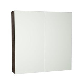 600-1500*750*155mm Poseidon Evie Dark Brown Moisture Resistant Plywood Glass Rectangle Shaving Cabinet