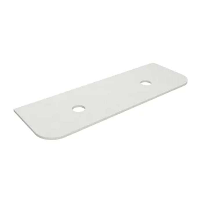 600-1800*455*400mm Lukka Estella Modern Matt White PVC Fluted Wall Hung Vanity