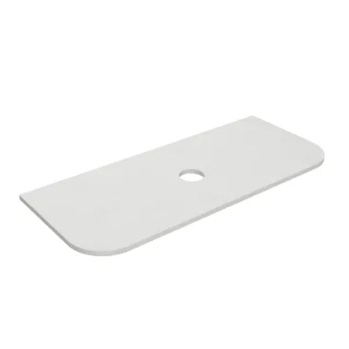 600-1800*455*400mm Lukka Estella Modern Matt White PVC Fluted Wall Hung Vanity