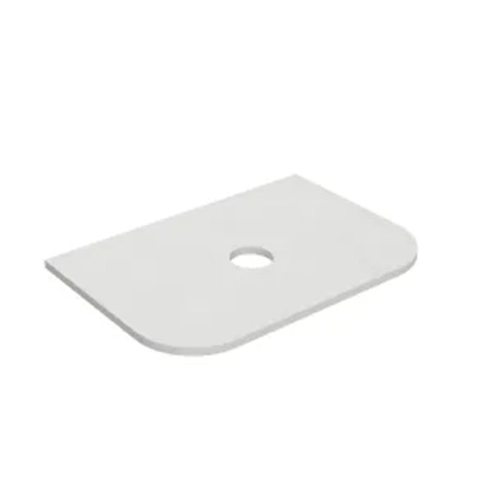 600-1800*455*400mm Lukka Estella Modern Matt White PVC Fluted Wall Hung Vanity