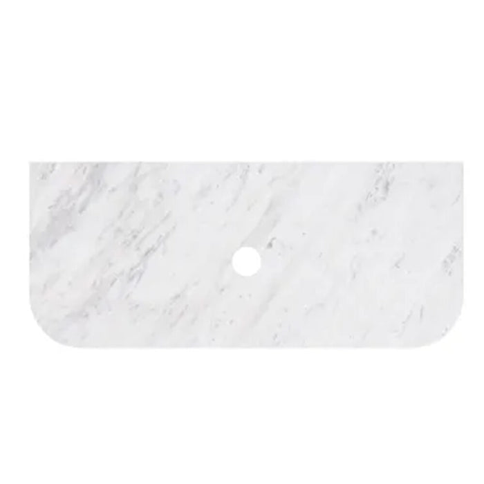600-1800*455*400mm Lukka Estella Modern Matt White PVC Fluted Wall Hung Vanity
