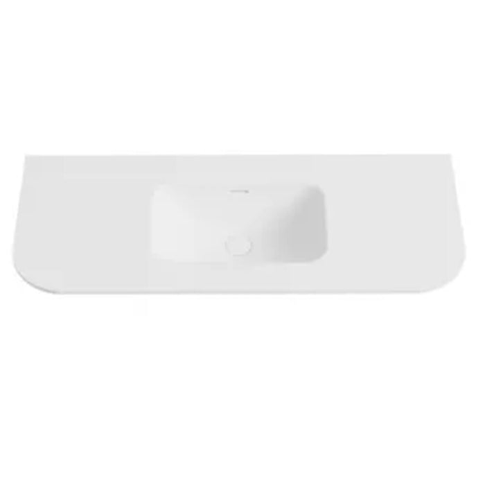 600-1800*455*400mm Lukka Estella Modern Matte Black PVC Wall Hung Vanity