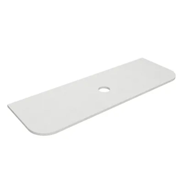 600-1800*455*400mm Lukka Estella Modern Matt White PVC Fluted Wall Hung Vanity