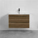750-1500*450*820mm ABS Forest Timber DV Series Dark Oak MDF Curved Edges Wall Hung/Freestanding Vanity