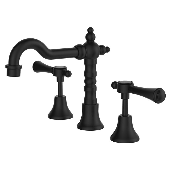 Fienza Lillian Matte Black/Chrome/Brushed Nickel/Urban Brass Solid Brass Electroplated/PVD Basin Set/Sink Mixer/Wall Top Assembly Tapware