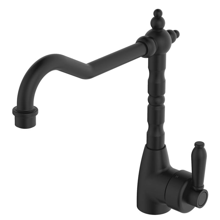 Fienza Eleanor Matte Black/Chrome/Brushed Nickel/Urban Brass Solid Brass Electroplated/PVD Basin/Kitchen/Wall Mixer Tapware