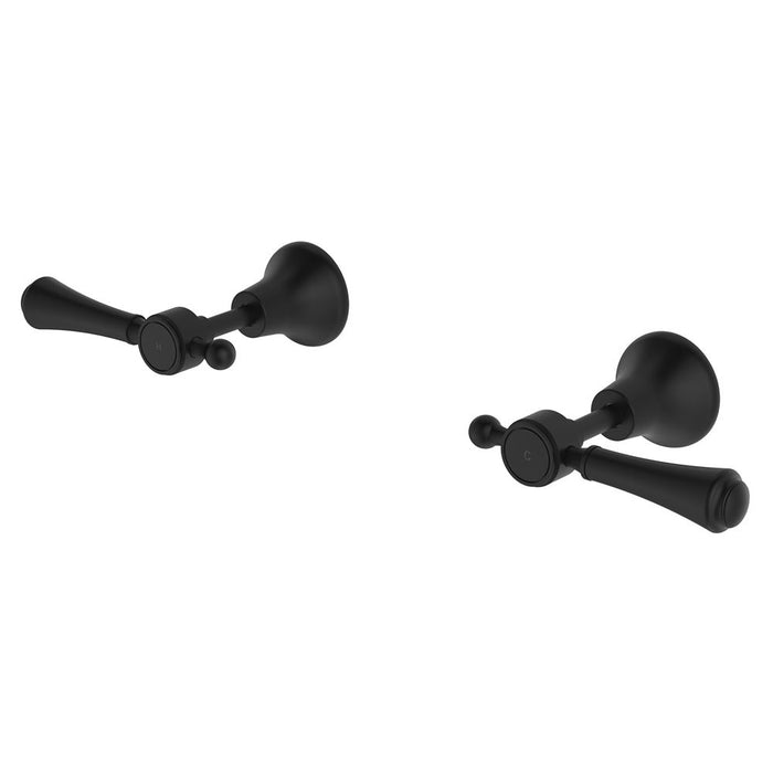 Fienza Lillian Matte Black/Chrome/Brushed Nickel/Urban Brass Solid Brass Electroplated/PVD Basin Set/Sink Mixer/Wall Top Assembly Tapware