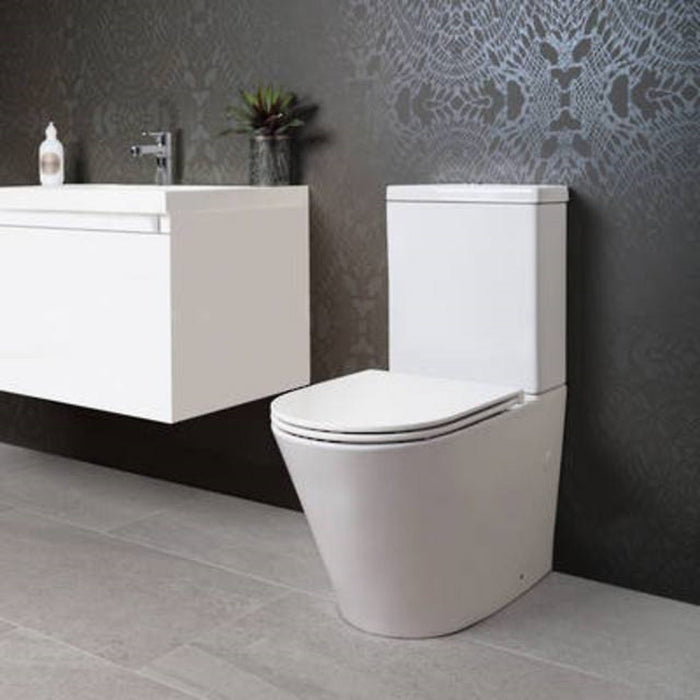 670*360*840mm Kohler Englefield Evora Rimless Ceramic White Rimless Toilet