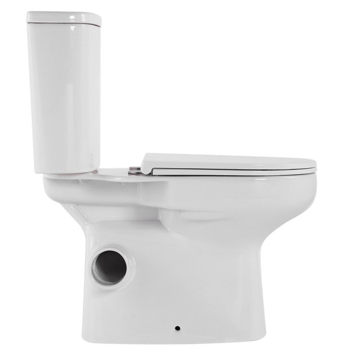 665*355*780mm Fienza Petra Gloss White Rimless Close-Coupled Toilet