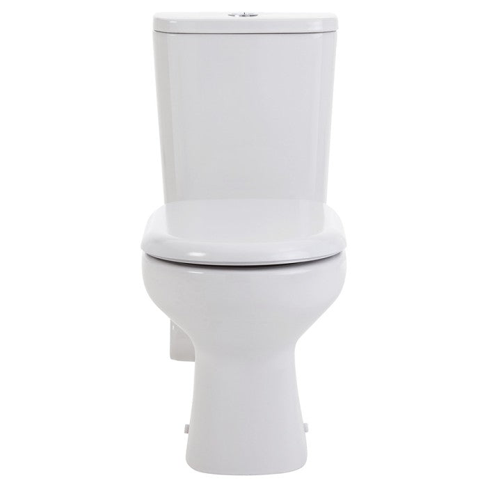665*355*780mm Fienza Petra Gloss White Rimless Close-Coupled Toilet