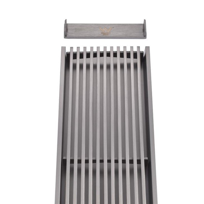 600-3000mm Somer Gun Metal DIY Wide Linear Floor Grate Grill Drain (No Outlet)