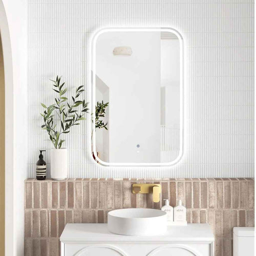 900-1500*750mm Otti Newport Frameless/BLack Metal/Gold Metal/White Metal Framed Soft Rectangle LED Mirror (Copy)