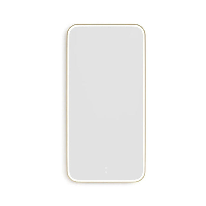 900-1500*750mm Otti Newport Frameless/BLack Metal/Gold Metal/White Metal Framed Soft Rectangle LED Mirror