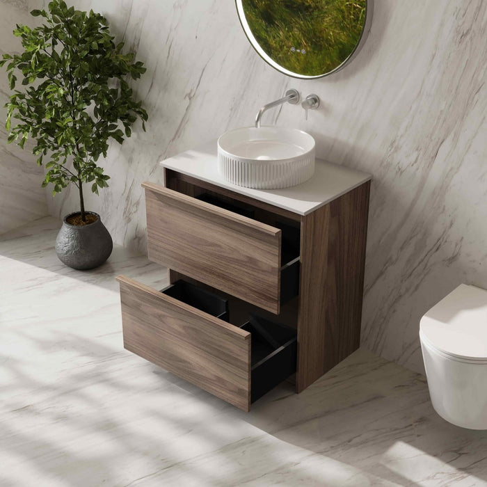 600-1200*455*830mm Mercio Bella Notaio Walnut Freestanding Vanity