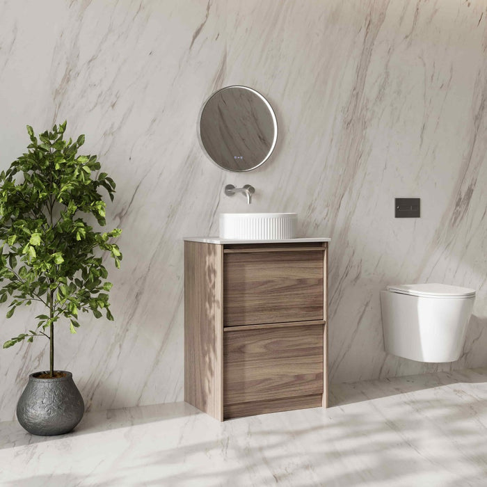 600-1200*455*830mm Mercio Bella Notaio Walnut Freestanding Vanity