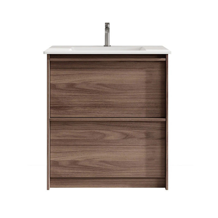600-1200*455*830mm Mercio Bella Notaio Walnut Freestanding Vanity
