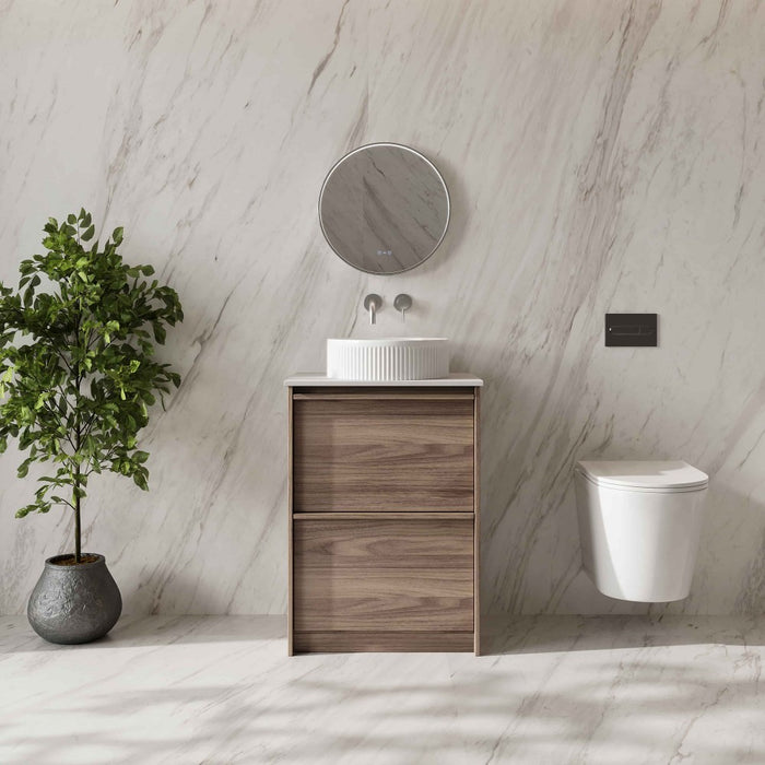 600-1200*455*830mm Mercio Bella Notaio Walnut Freestanding Vanity