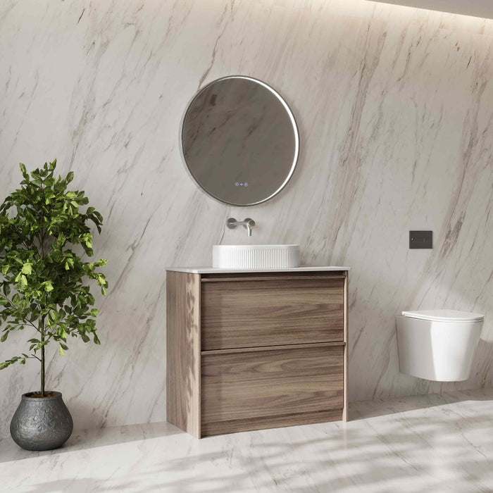 600-1200*455*830mm Mercio Bella Notaio Walnut Freestanding Vanity