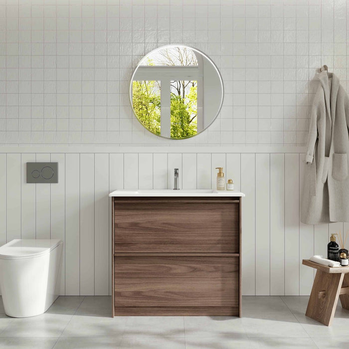 600-1200*455*830mm Mercio Bella Notaio Walnut Freestanding Vanity