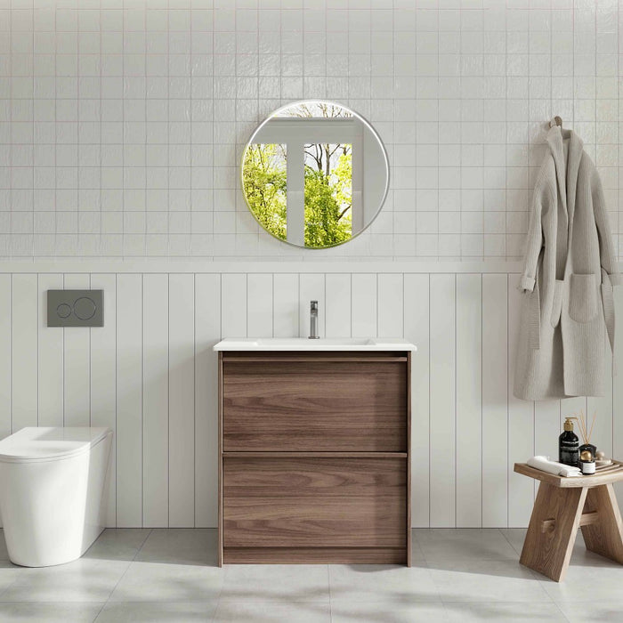 600-1200*455*830mm Mercio Bella Notaio Walnut Freestanding Vanity