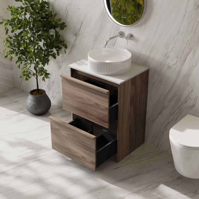 600-1200*455*830mm Mercio Bella Notaio Walnut Freestanding Vanity